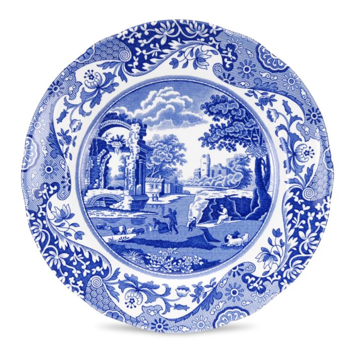 BLUE ITALIAN ASJETT 20CM SPODE