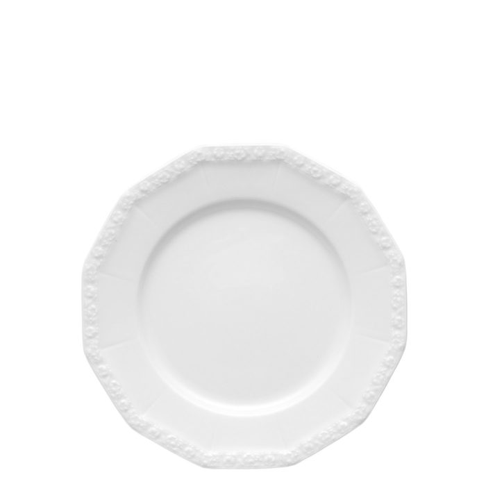 MARIA HVIT TALL. FLAT 25CM ROSENTHAL