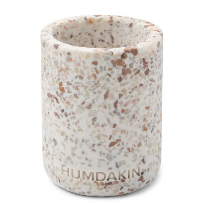 Krukke 14x10 hvit terrazzo