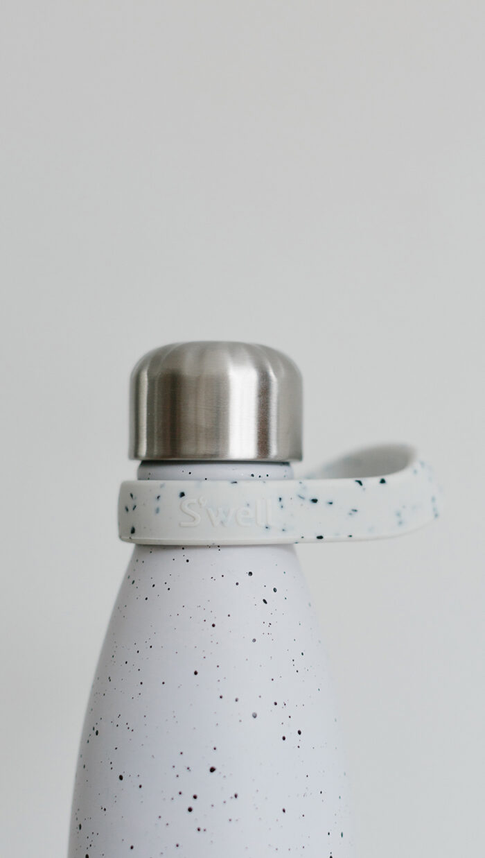 Swell flaskehåndtak i hvit speckle