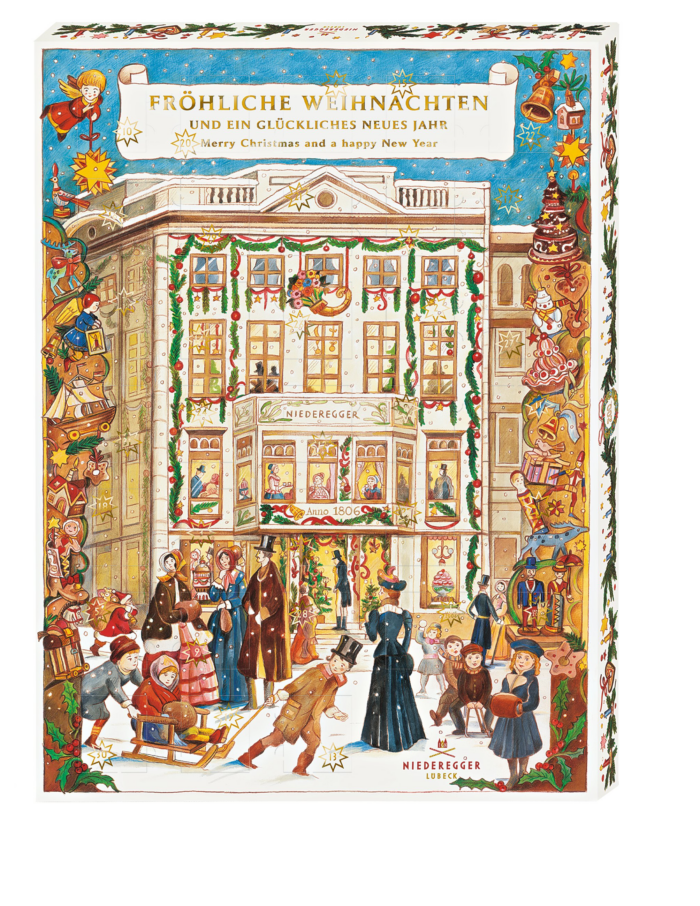 Marsipankalender Lübeck Cafè 525g
