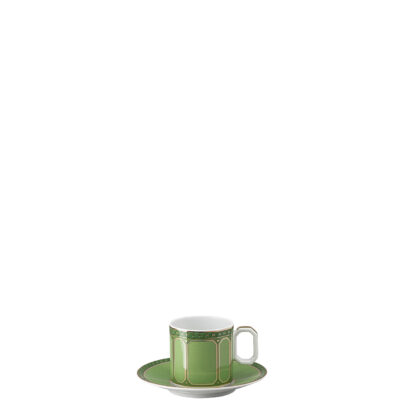 Espressokopp m/skål fern
