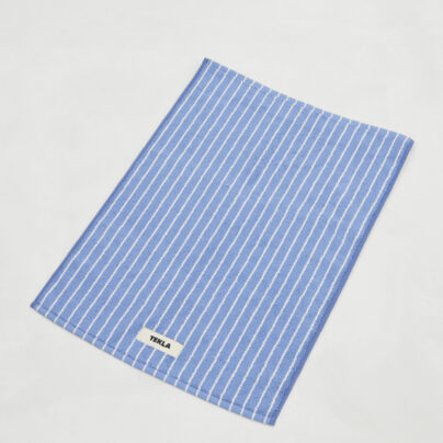 Badematte 50x70 clear blue stripes