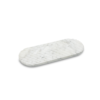Brett 40cm hvit marmor
