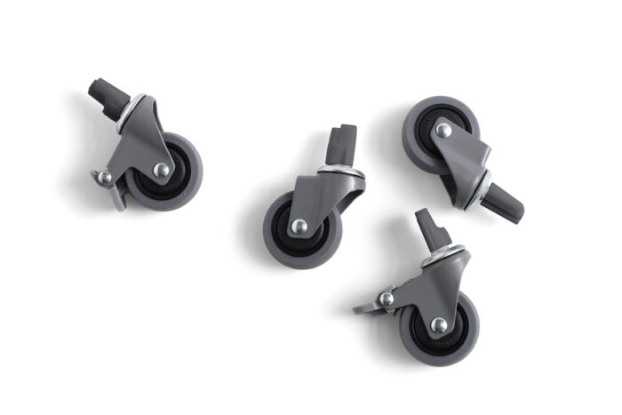 Hjul til oppbevaringskasse medium 4pk