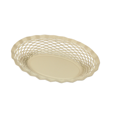 Brødkurv 25x18cm krem