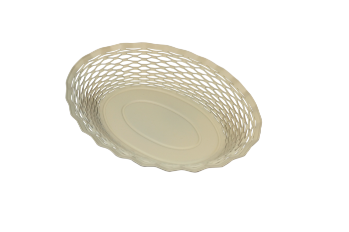 Brødkurv 30x24cm krem
