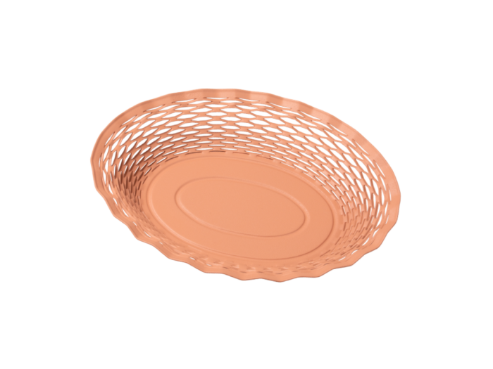 Brødkurv 30x24cm rosa