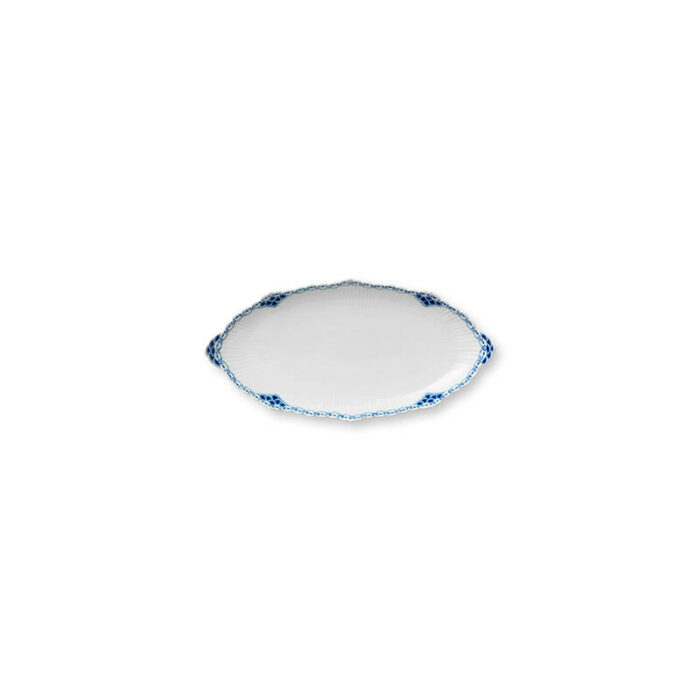 Tallerken flat oval 24,5cm