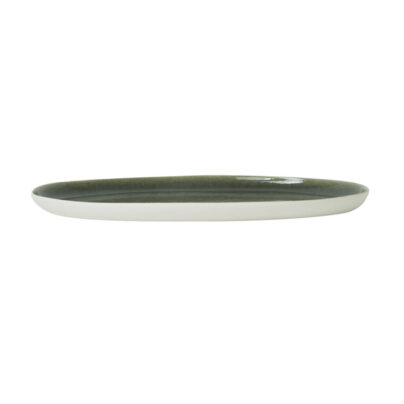 Fat oval 42cm grønn