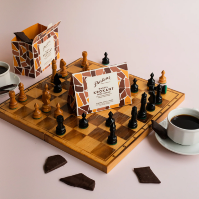 Krokan m/mørk sjokolade 150g