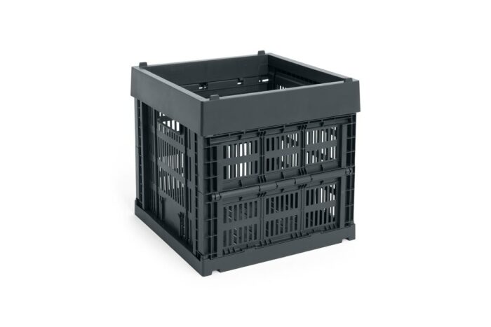 Oppbevaringskasse kube charcoal