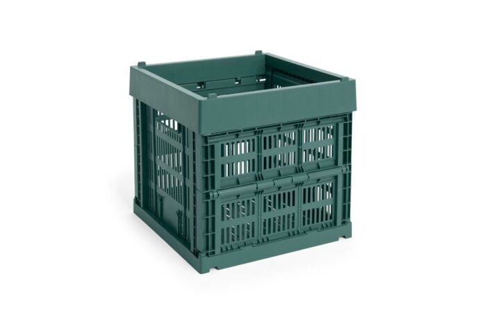 Oppbevaringskasse kube dark green