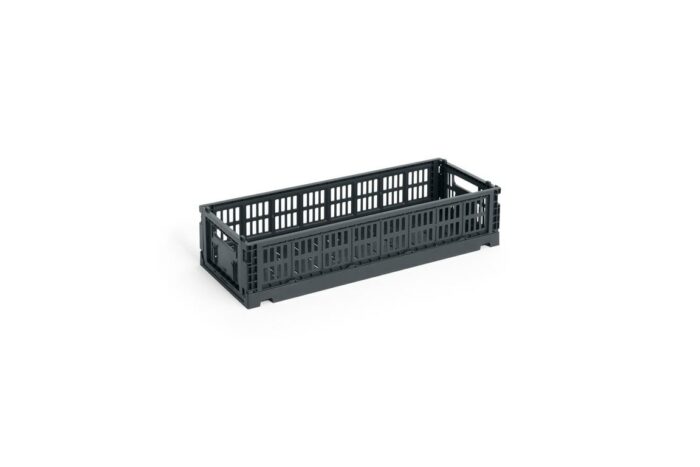 Oppbevaringskasse mini avlang charcoal