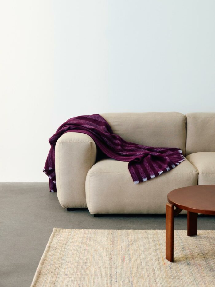 Pledd 130x180 plum
