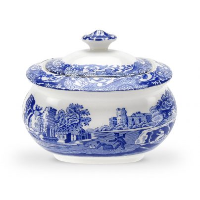 BLUE ITALIAN SUKKERSKÅL M/LOKK 0,25L SPODE