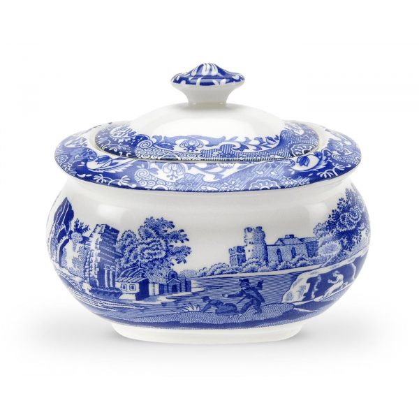 BLUE ITALIAN SUKKERSKÅL M/LOKK 0,25L SPODE