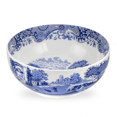 BLUE ITALIAN RUND BOLLE 27,5CM SPODE