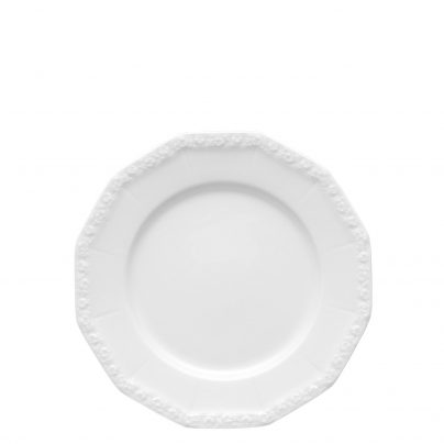 MARIA HVIT TALL. FLAT 25CM ROSENTHAL