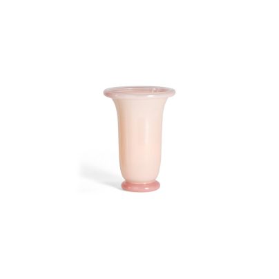 Hay_Empire Vase M light pink with pink base
