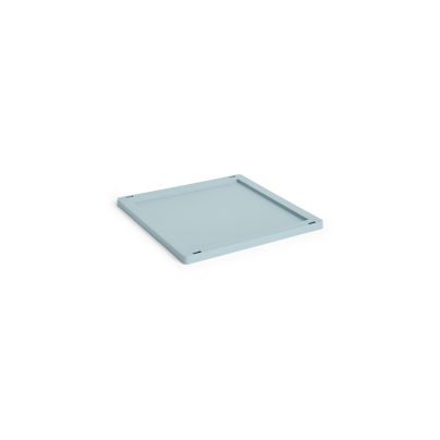 AE759-F127-AF89_HAY Colour Crate Lid Plastic M Square_Cube dust blue