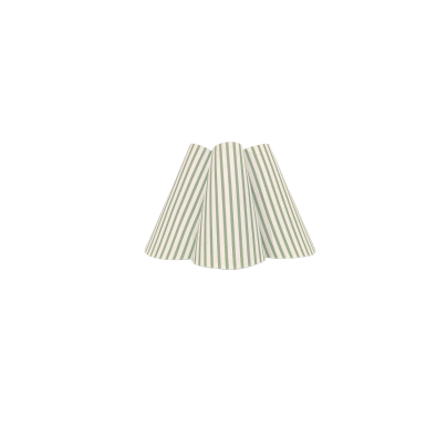 Lampeskjerm_bølgete_medium_green stripe