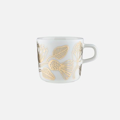 Marimekko_tiara_Kaffekopp 2dl hvitgull