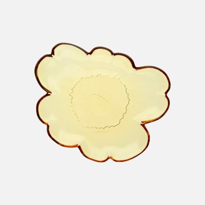 Marimekko_unikko_Tallerken 20cm amber