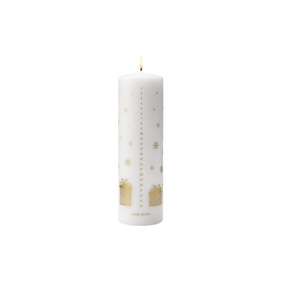 Georg Jensen_2025_kalenderlys_gull