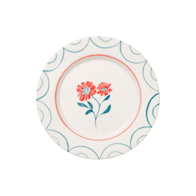 Pick a Poppy_Cottage Flower_tallerken28 cm