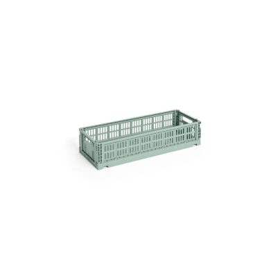 AE358-B008-AG28_HAY Colour Crate Mini Oblong sage green