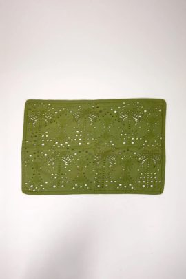 Bordbrikke 33x50 bomull grønn_Brisa