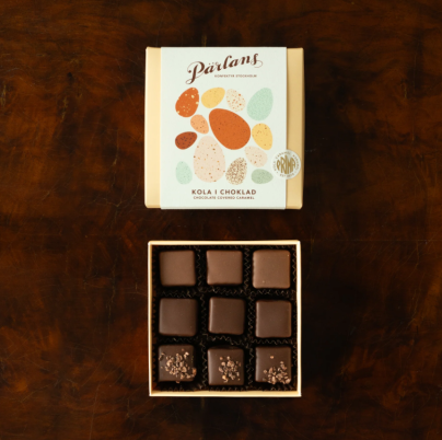 Pärlans_Karameller msjokolade 9stk Påske