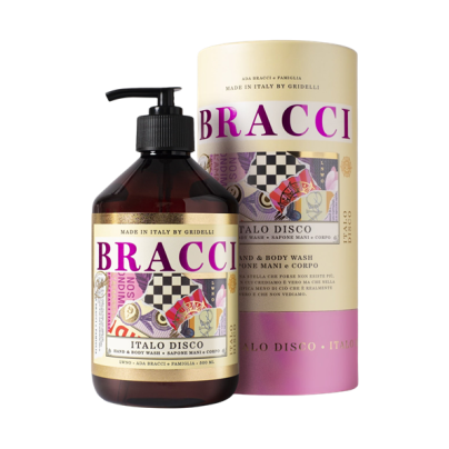 Bracci_Hånd- og kroppssåpe 500ml Italo Disco Bracci_Hånd- og kroppssåpe 500ml Italo Disco