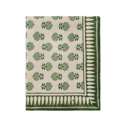 Pick_a_poppy Ines Duk 150x250cm grønn