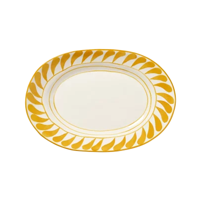 Pick_a_poppy Serveringsfat 38,5cm oker