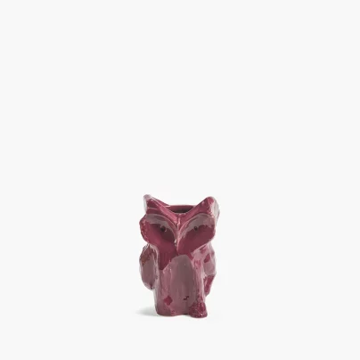 Serax Vase ugle 12cm aubergine